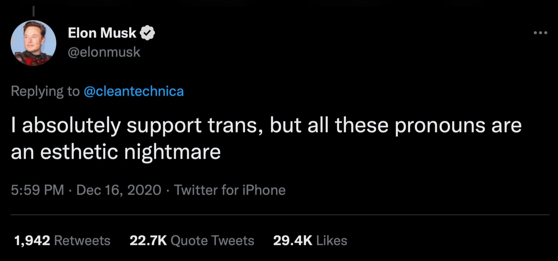 Screenshot: Jody Serrano / Gizmodo / @elonmusk