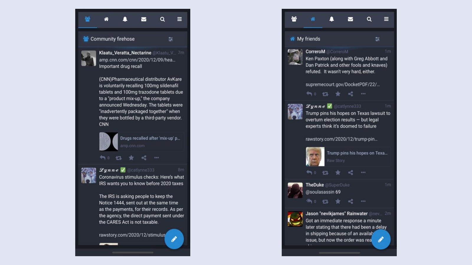 Screenshot: CounterSocial