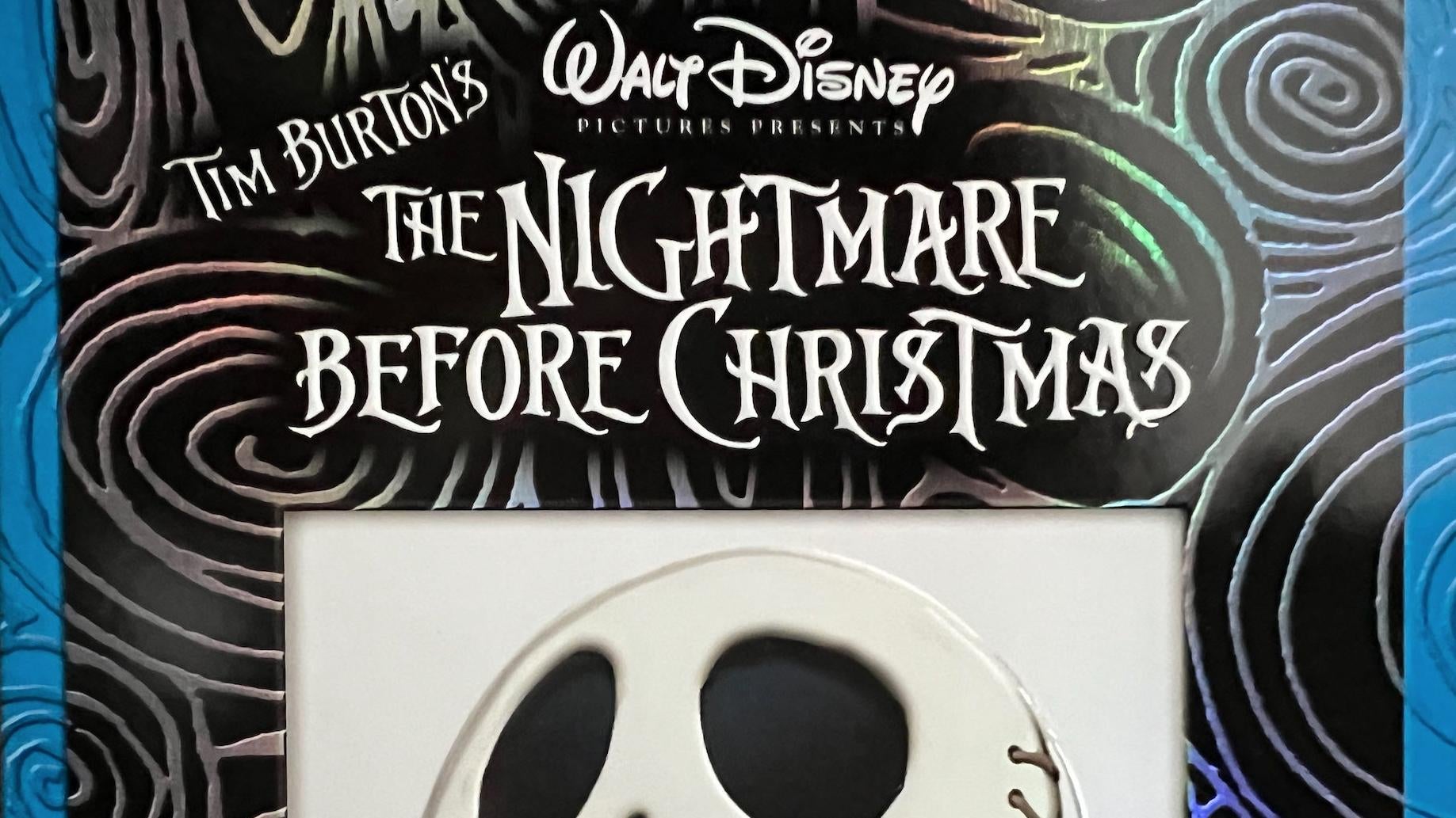 Germain’s copy of The Nightmare Before Christmas, to prove the point.