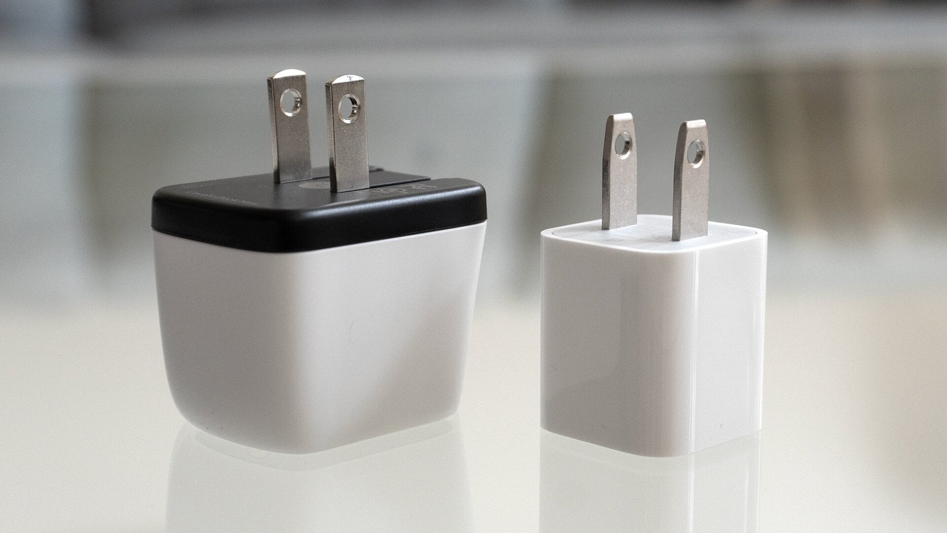 The Genki Covert Dock Mini is not much bigger than the 5W charger Apple used to ship with iPhones.