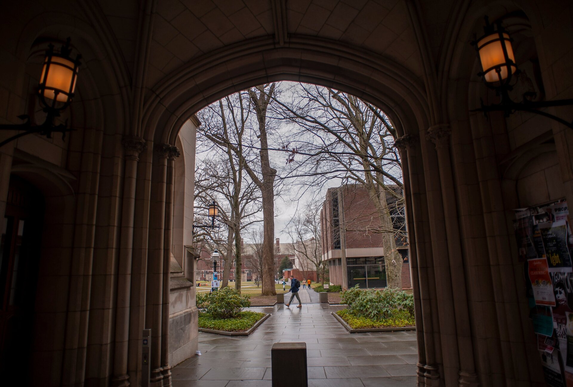 An arch on Princeton campus.