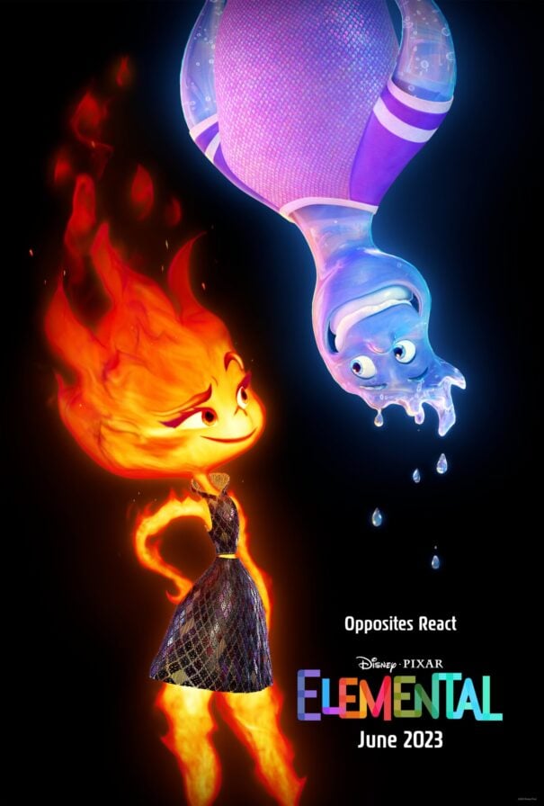 Fire and Water Have a Meet-Cute in Pixar's Elemental