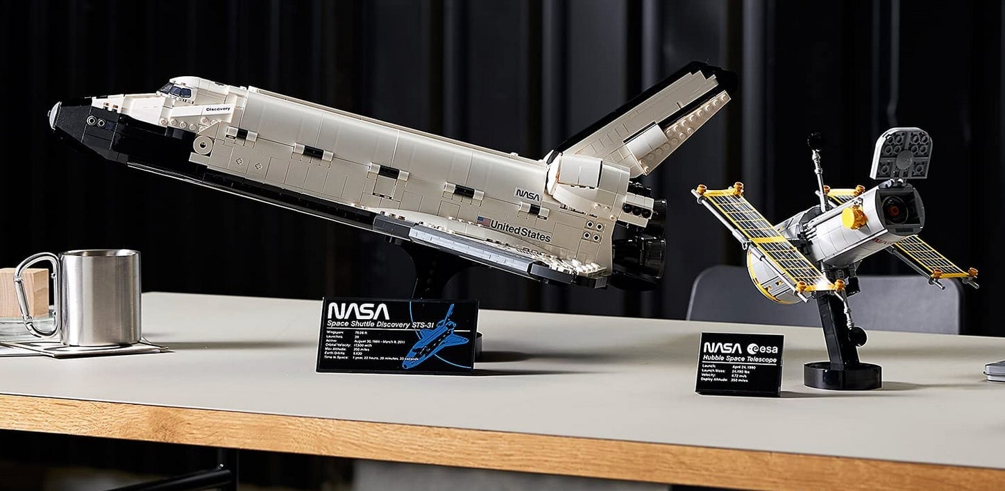 LEGO calls the Discovery model “the most detailed LEGO Space Shuttle to date.” 