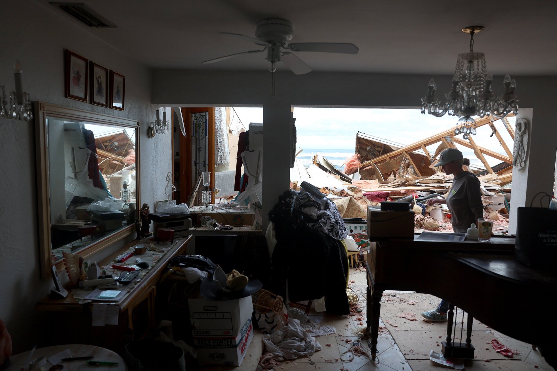 Inside certain homes, the extent of the storm damage was even clearer.