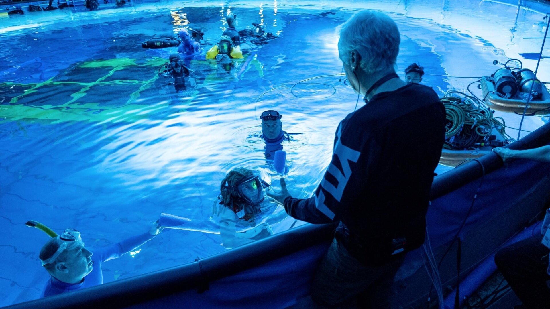 Shooting in actual water didn’t help.