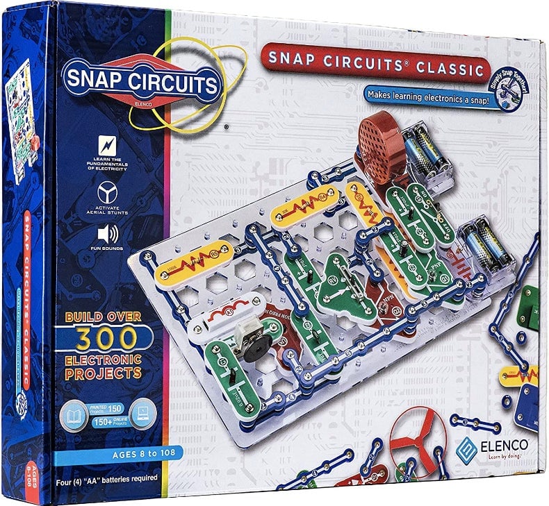 The Snap Circuits box.