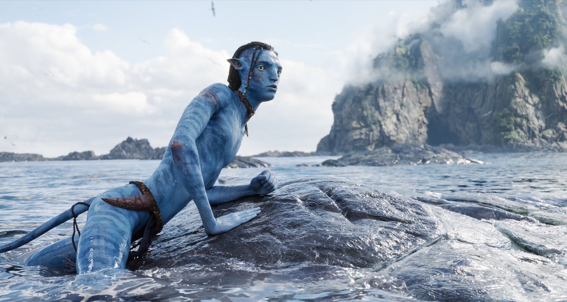 Lo’ak (Britain Dalton) is a stand out in Avatar: The Way of Water