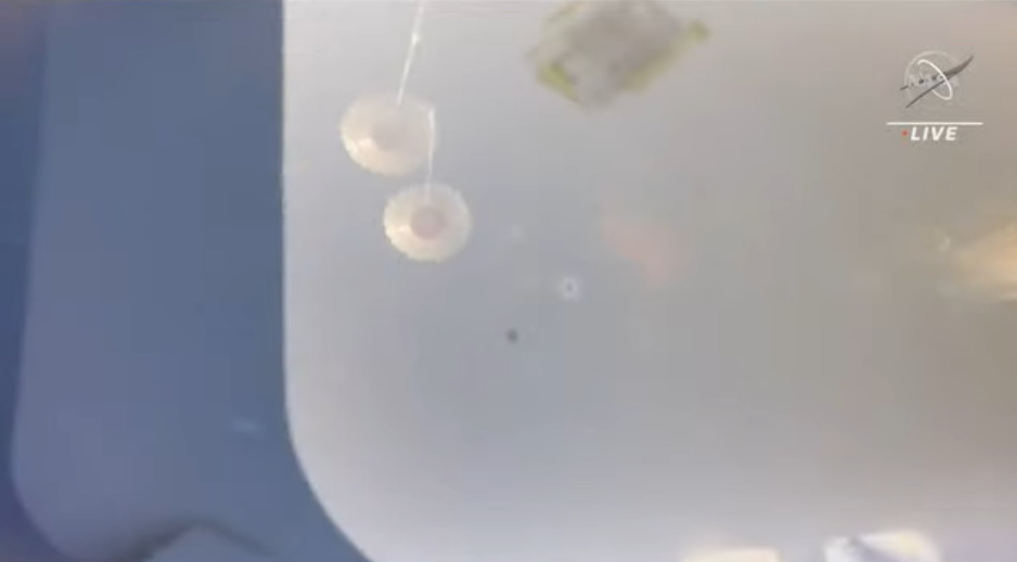 Screenshot: NASA TV