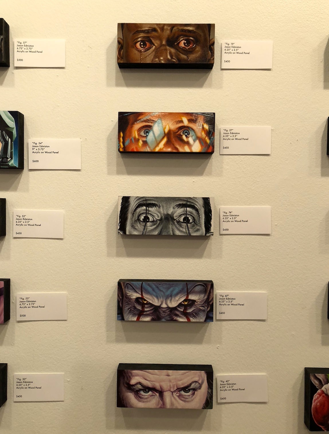 They do look great all together, huh? Here’s just a small sample from Edmiston’s 2018 show.