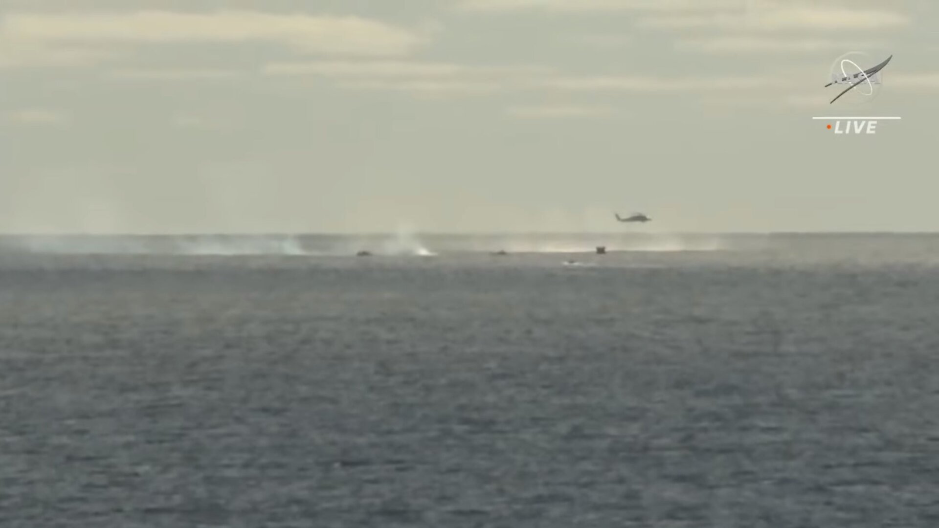 The recovery team at work.