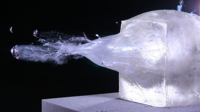 Shock Material Experimental Shock-Absorbing Material Can Stop Projectiles Traveling ...