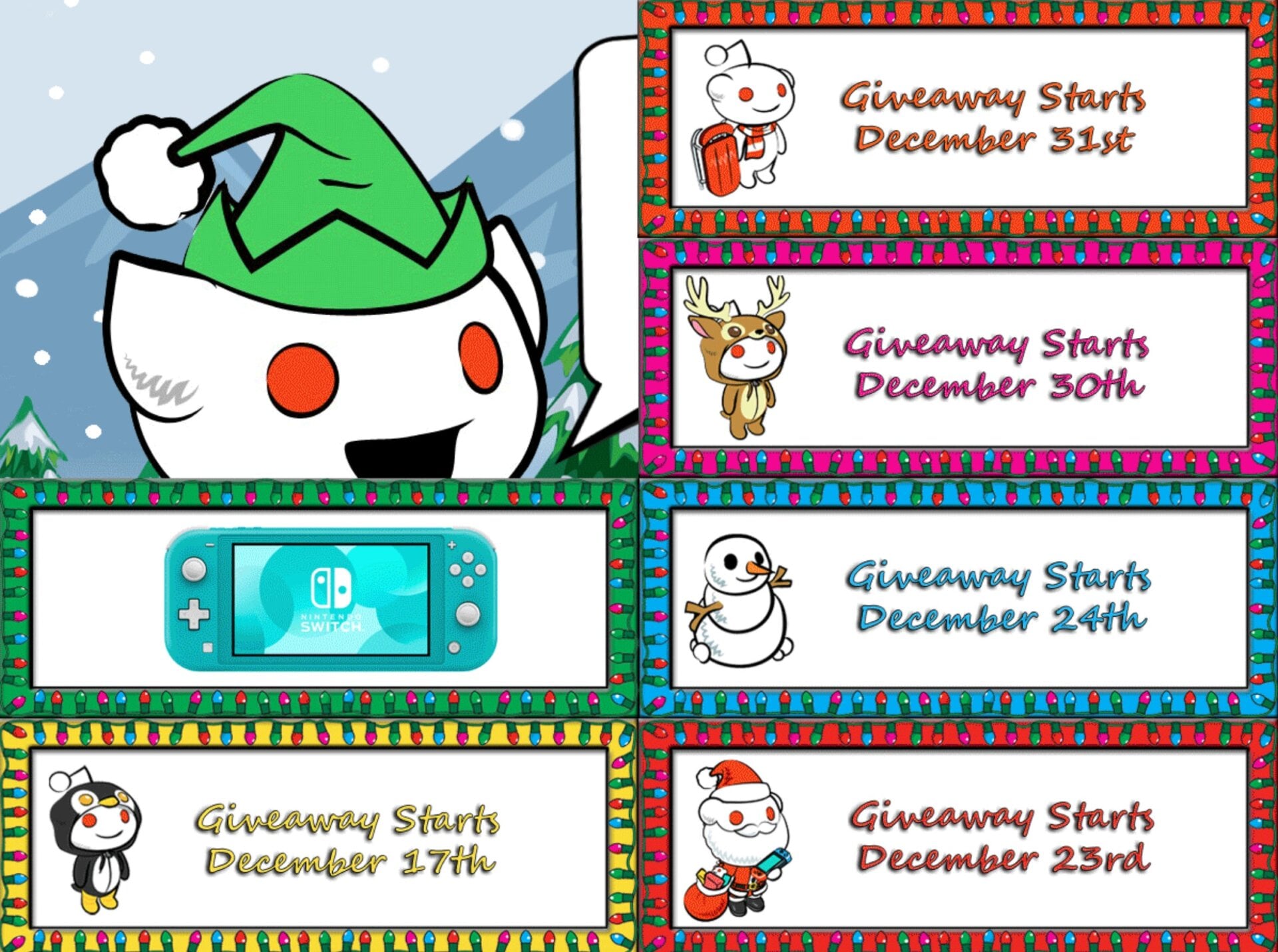 r/RandomActsOfGaming celebrated its 10-year anniversary with give aways all year round.