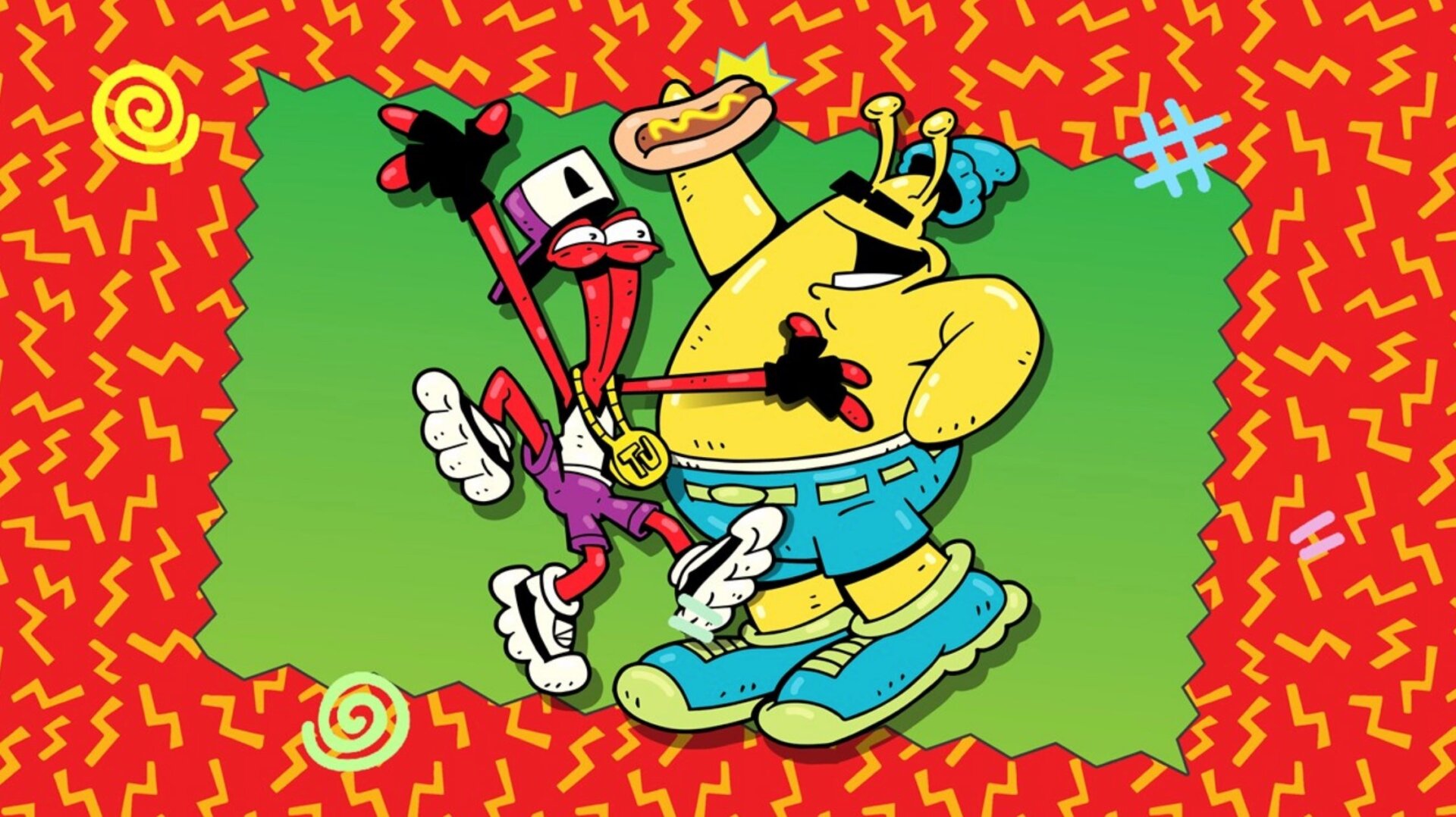 ToeJam and Earl as seen in their 2019 game, Back in the Groove.