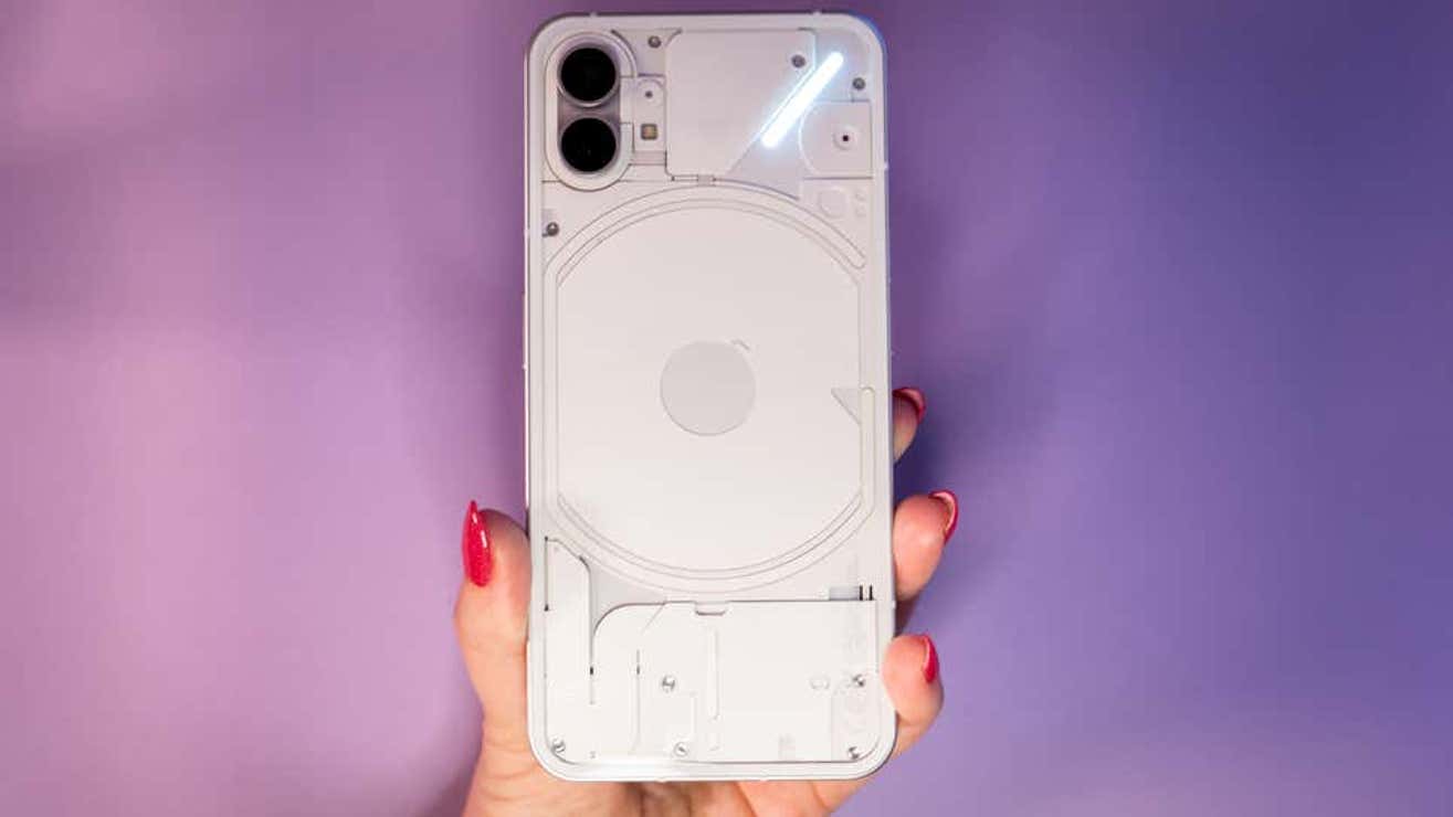 The Nothing Phone (1).