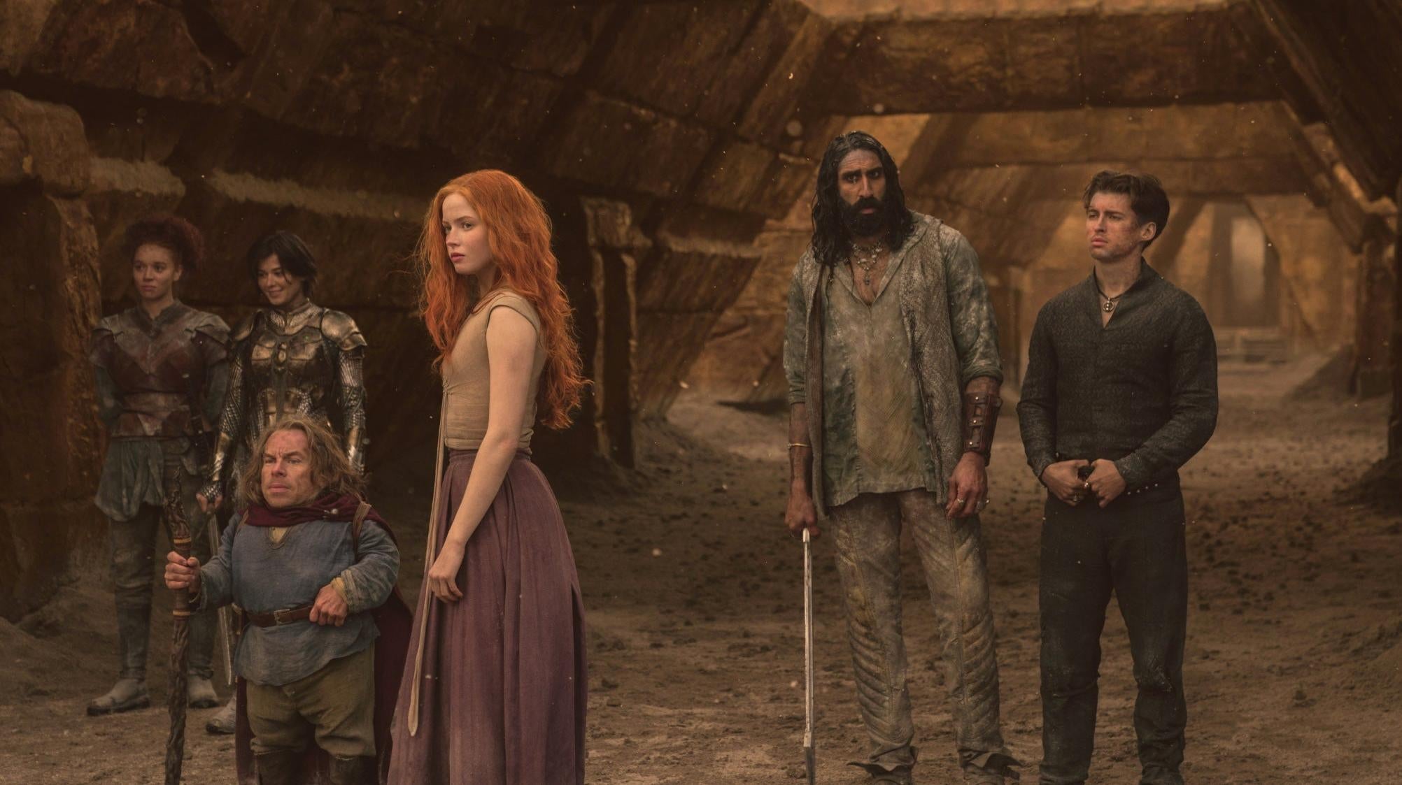 Elora leading her group of friends.