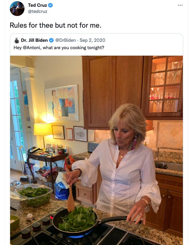 Jill Biden, caught with spatula in hand—alert the presses!