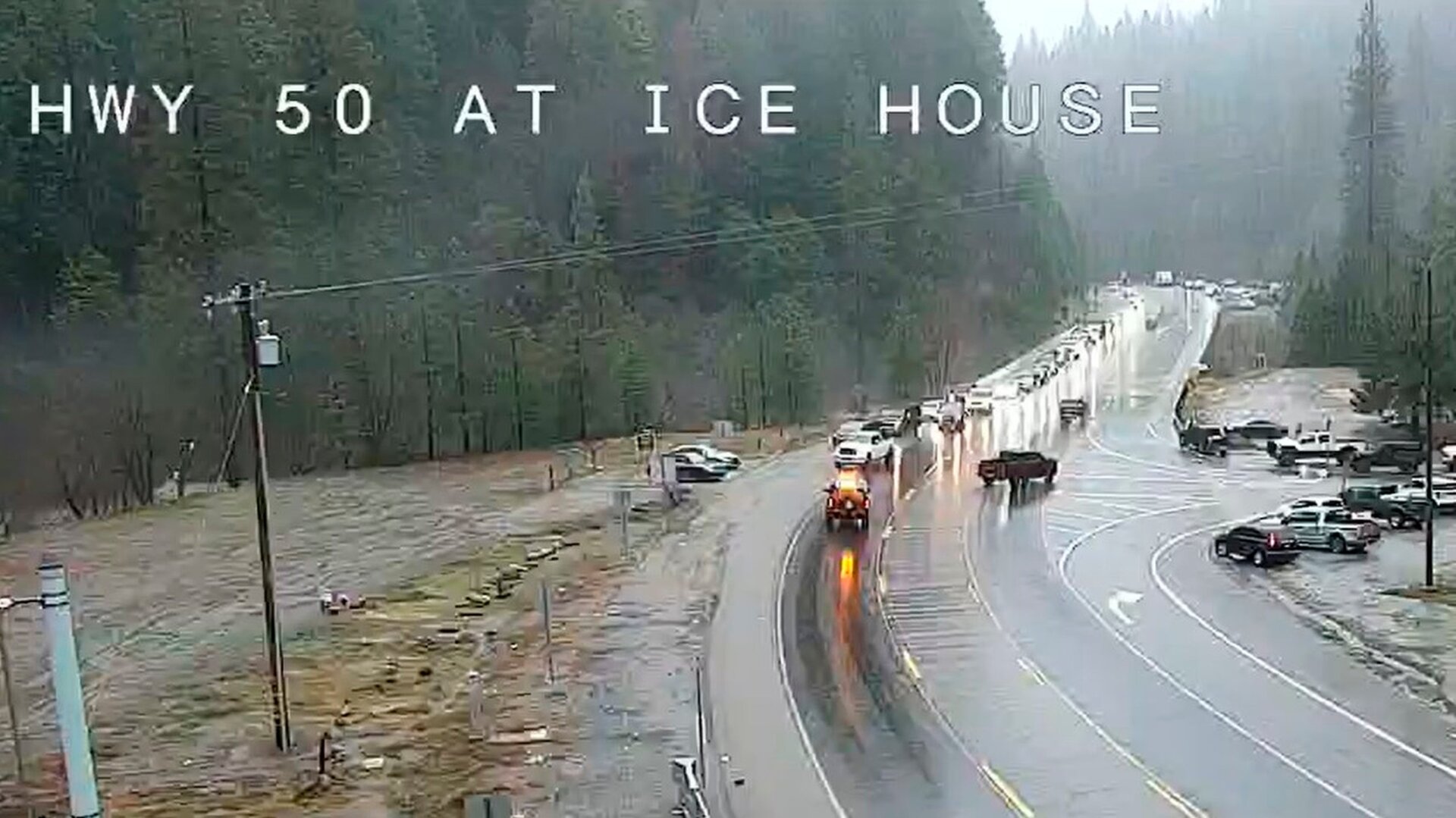 Highway 50 in El Dorado County was shut down by floods on New Year’s Eve.