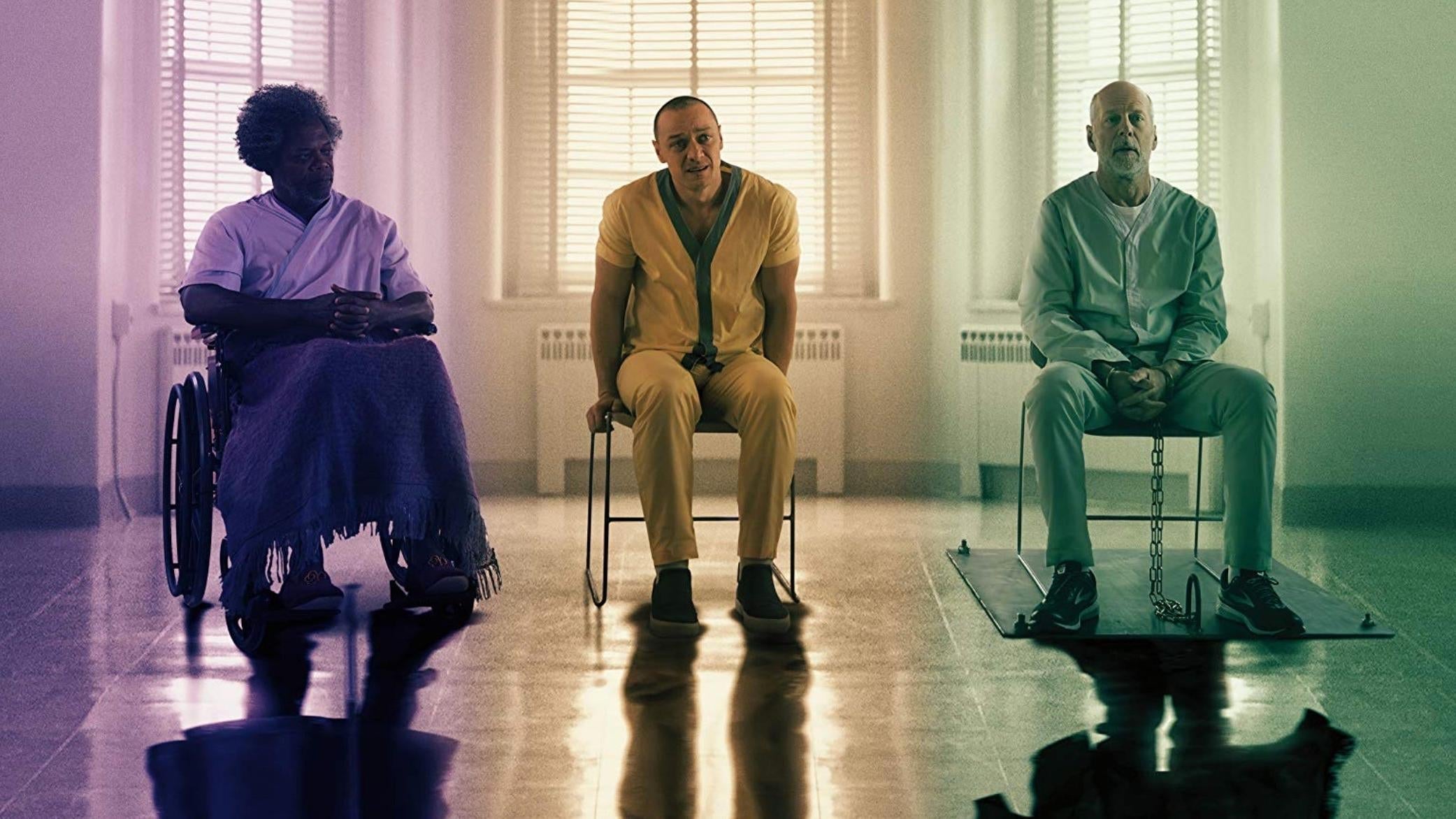 Glass could have crossed over with a fourth M. Night Shyamalan film.