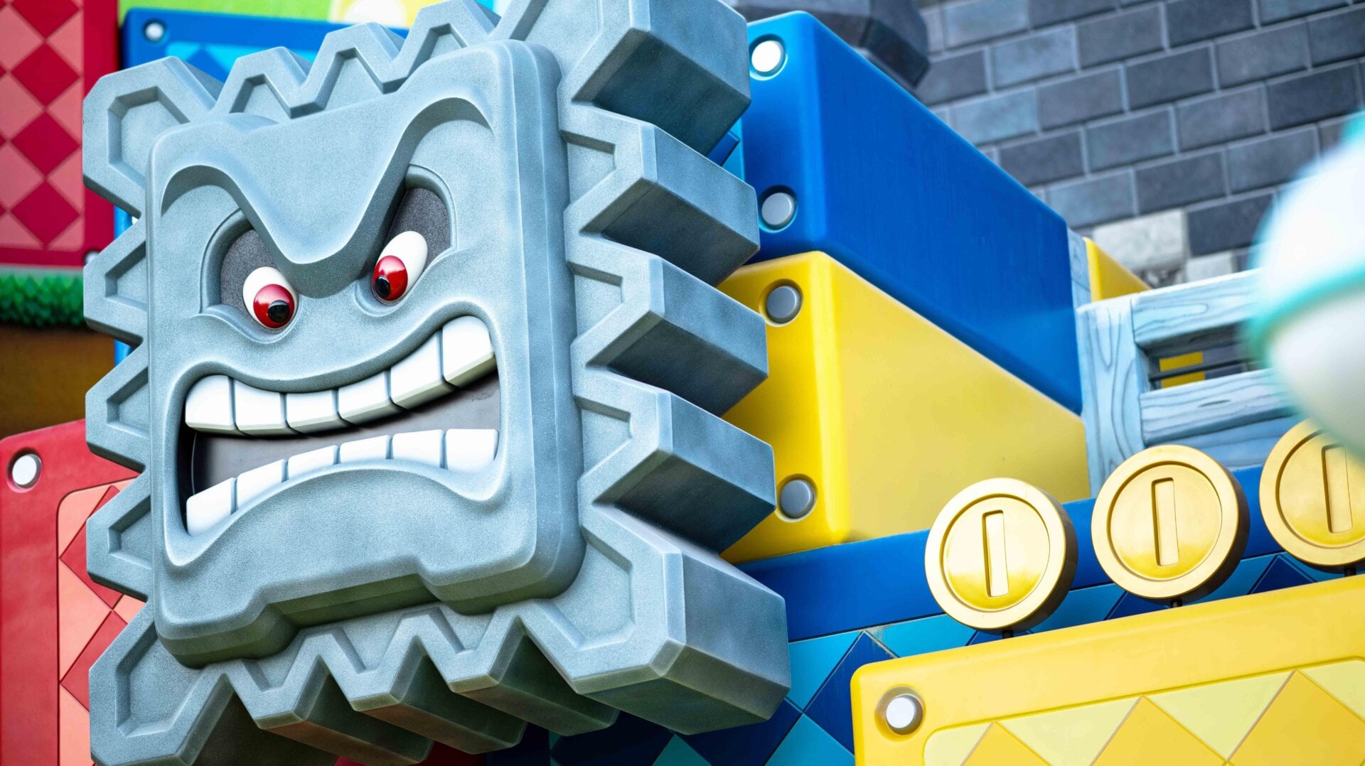 The Thwomp challenge lets you flip tiles to defeat him.