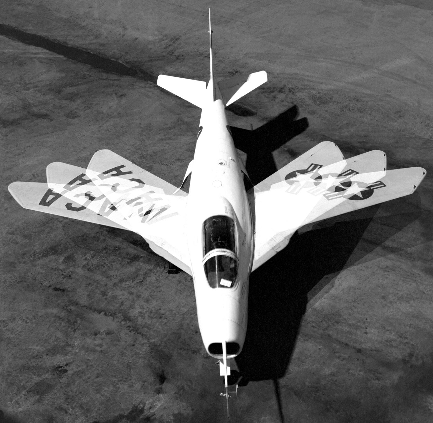 The X-5 could sweep its wings. 