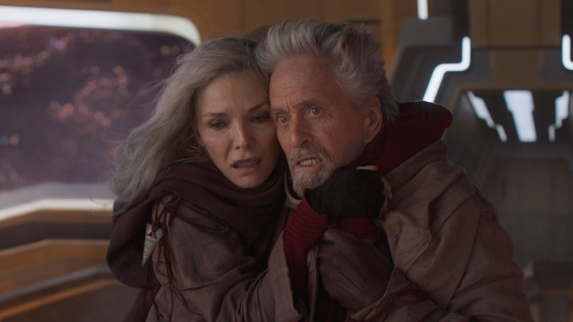 Michelle Pfeiffer and Michael Douglas.