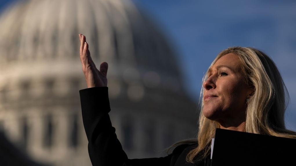 “Look at what Joe Biden did to the sky!”