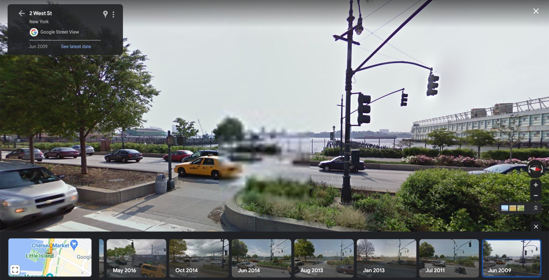 A non-existent Little Island in June 2009.