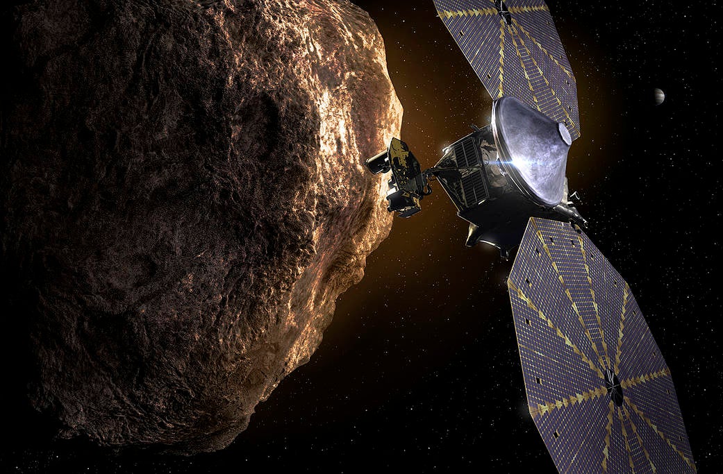 Conceptual image of Lucy mission. 