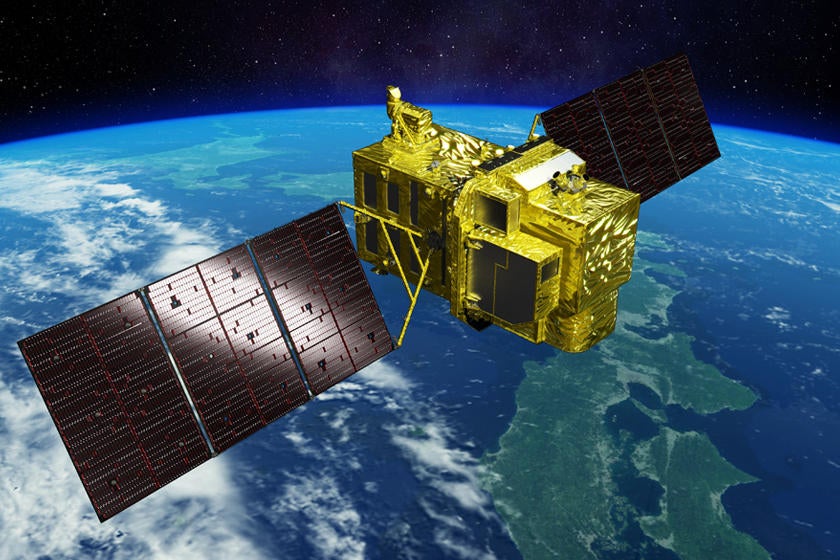 Conceptual image of ALOS-3 satellite.