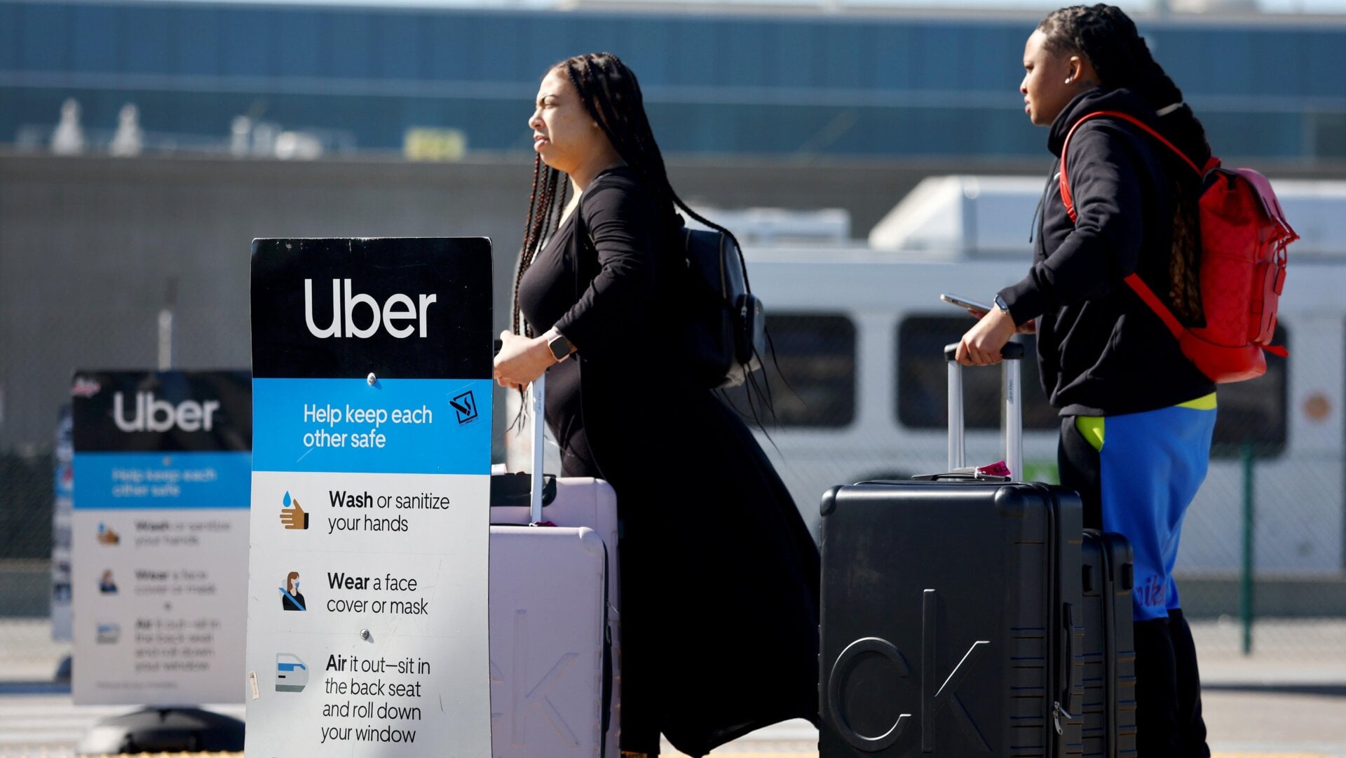 Airports often have designated pickup areas for Uber and other rideshare companies. Now, the app will help you get there.