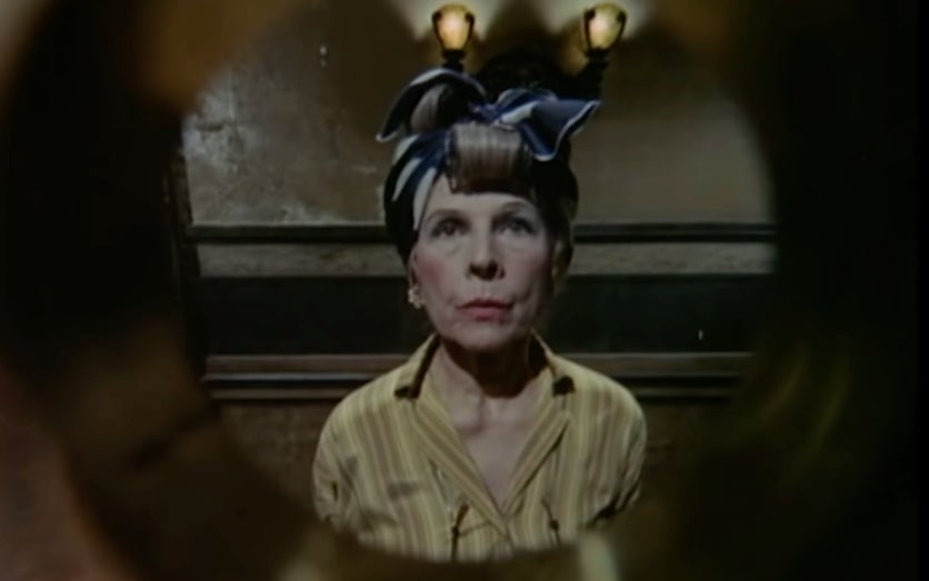 Ruth Gordon as cinema’s nosiest, most Satanic neighbor.