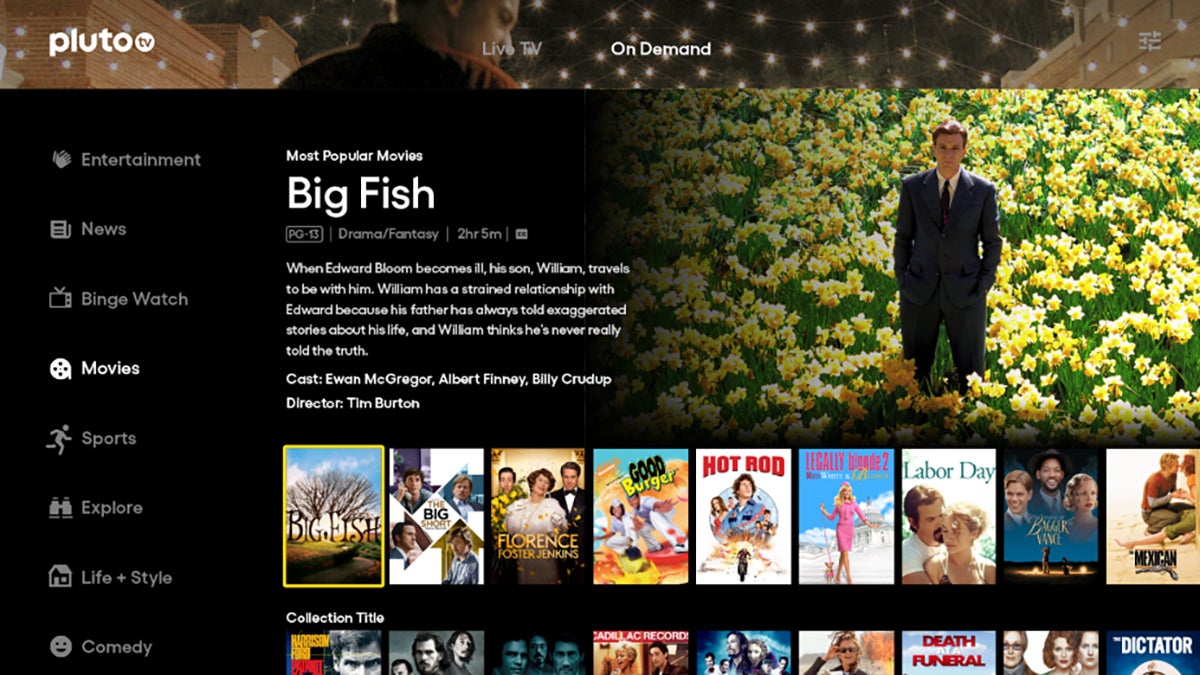 Screenshot: Pluto TV