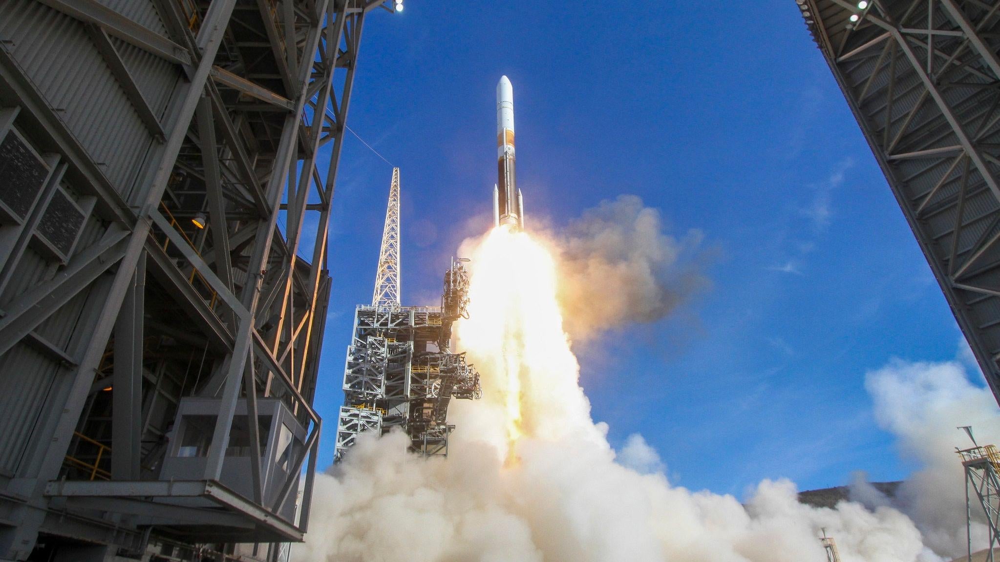 A ULA Delta IV launch, January 12, 2018.