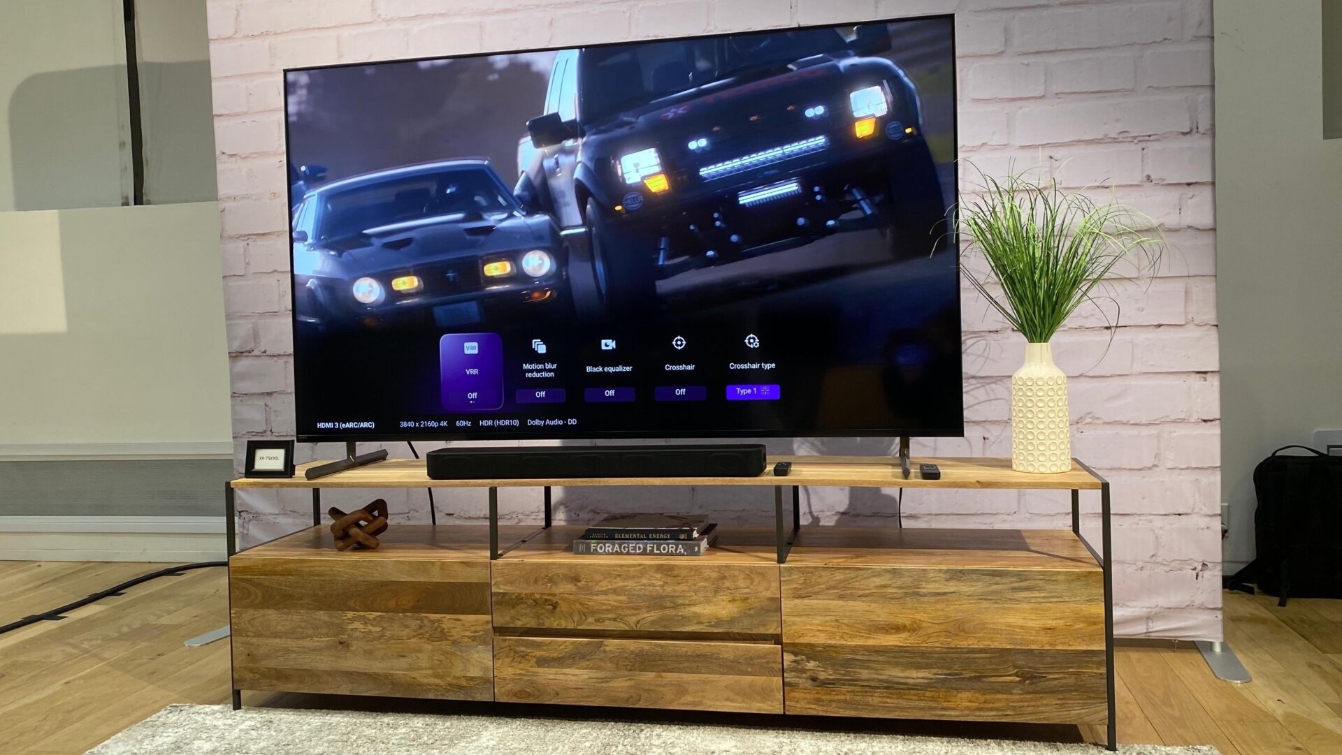 Sony’s TV Game Bar in action