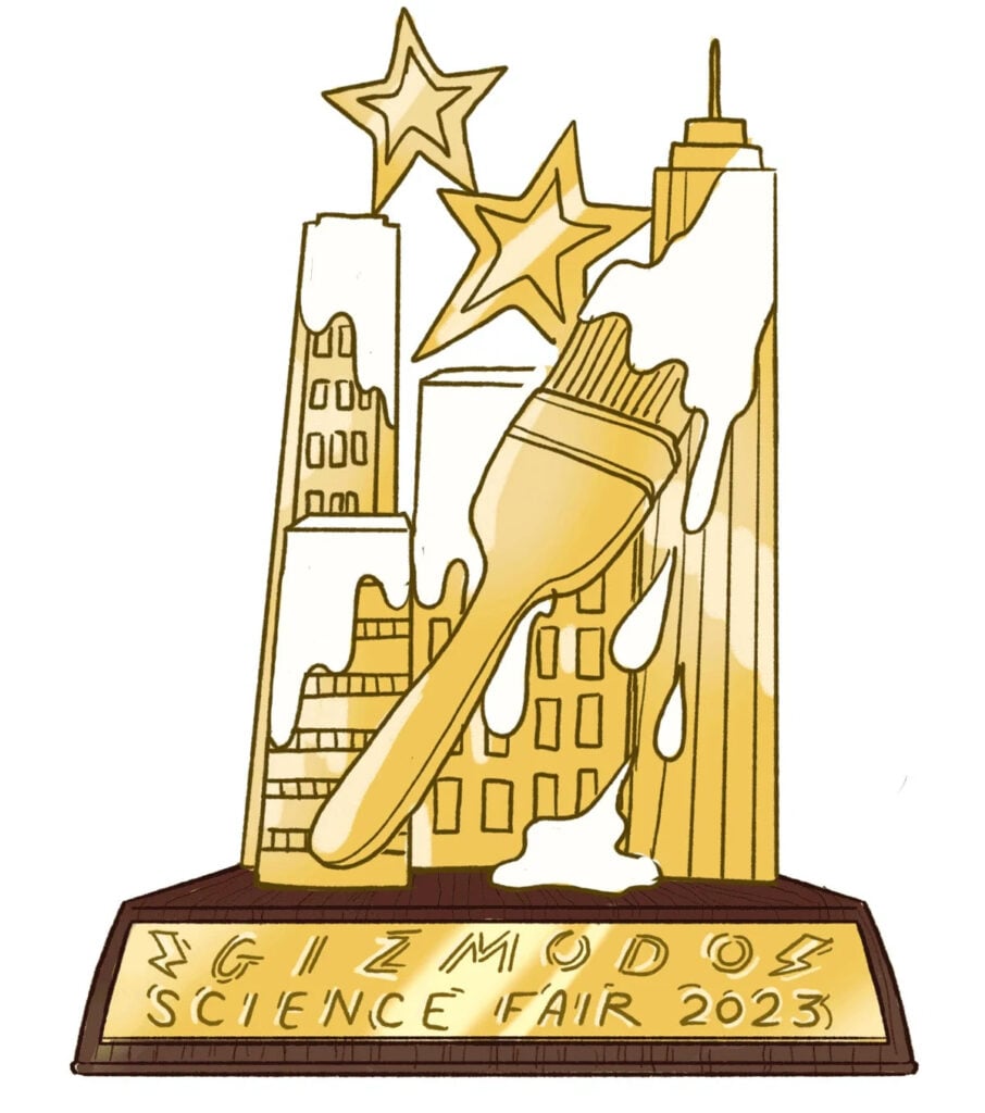 White Paint Science Fair