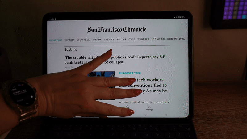 Save yourself a headache and skip the gestures.