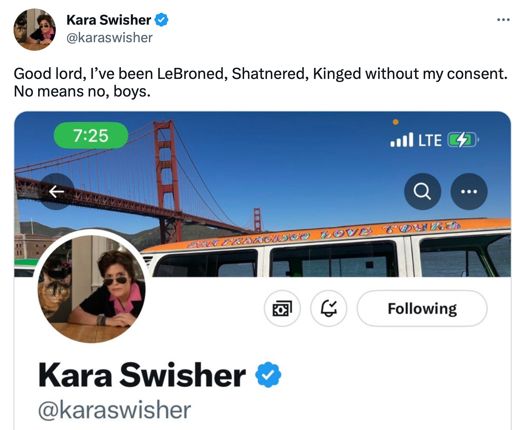 Screenshot: Jody Serrano / Gizmodo / @karaswisher