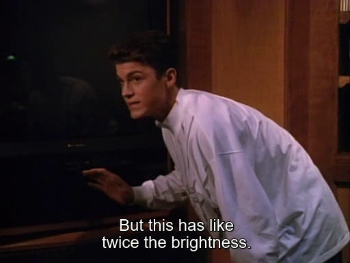 David Silver, schooling us on rear-projection technology. 