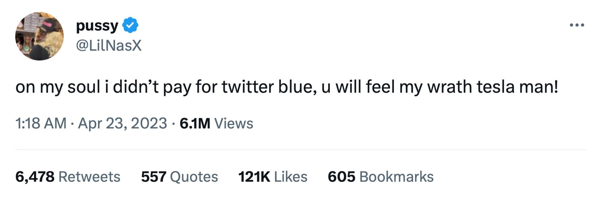 Screenshot: Jody Serrano / Gizmodo / @LilNasX