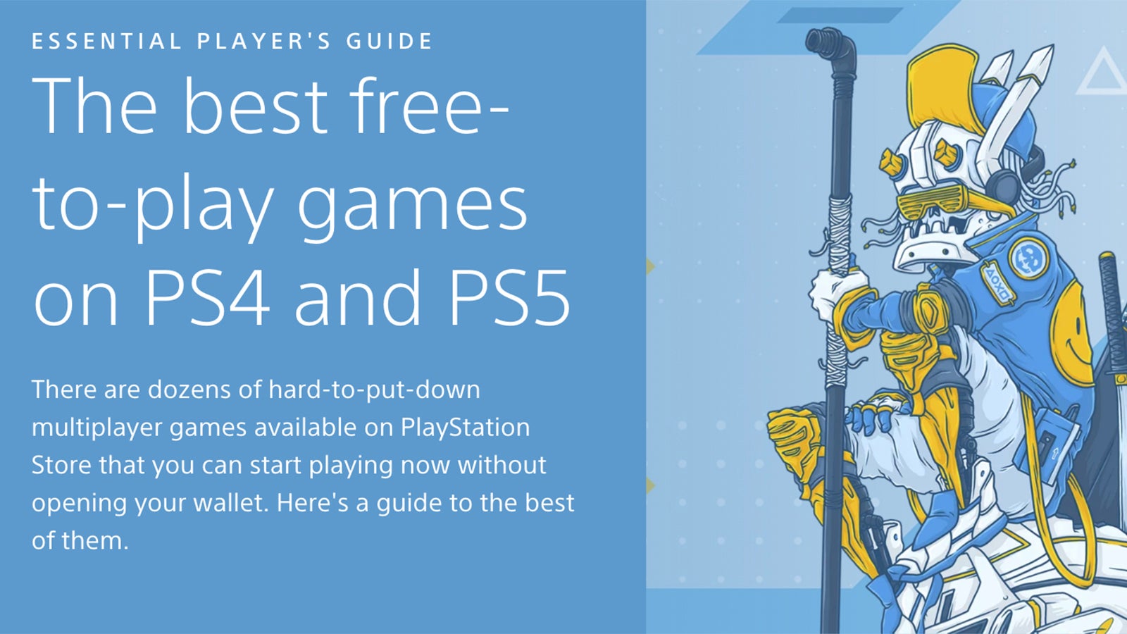 Sony showcases free-to-play games online.