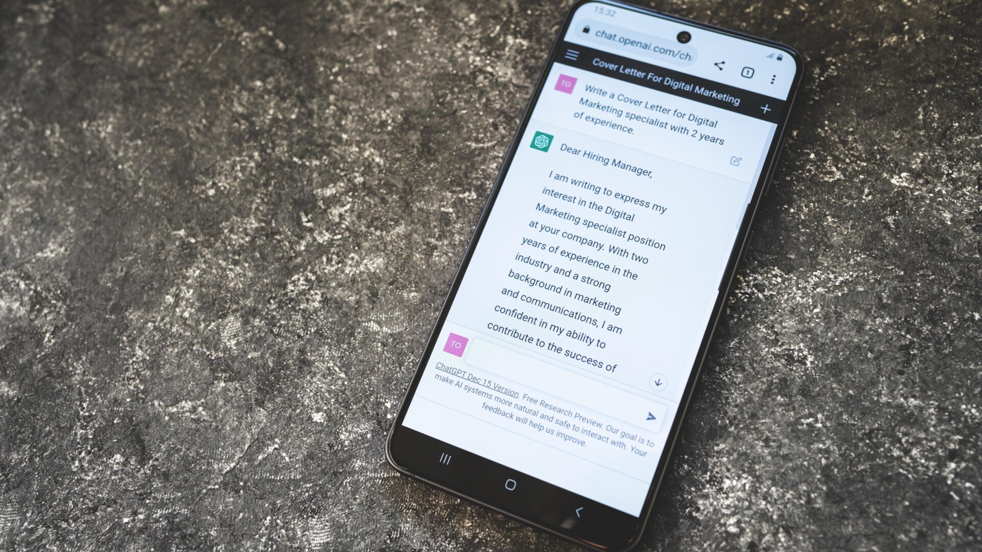 Carlson is cautioning all of the outlet’s writers not to include text generated by ChatGPT or any other AI chatbots verbatim in their articles.