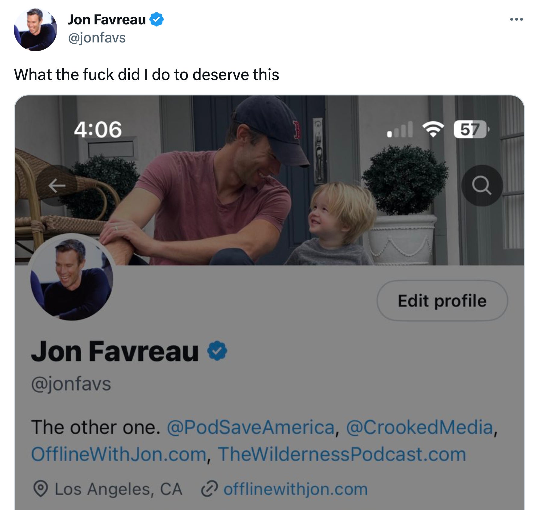 Screenshot: Jody Serrano / Gizmodo / @jonfavs