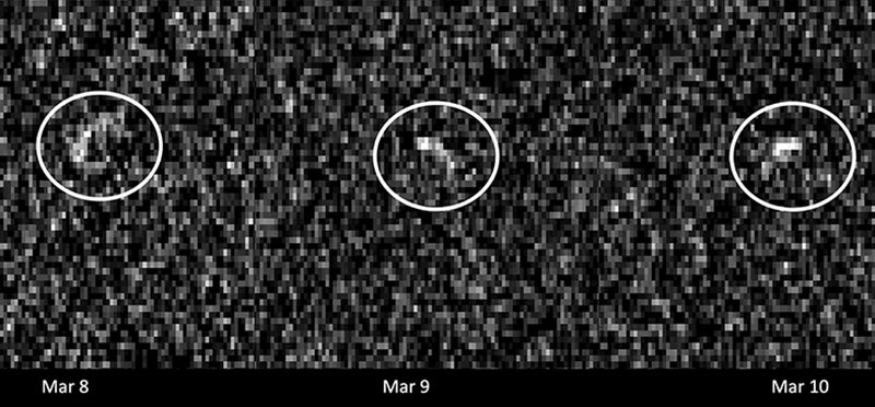Radar observations of asteroid Apophis on March 8, 9, and 10, 2021 during its last close approach to Earth before its 2029 flyby.
