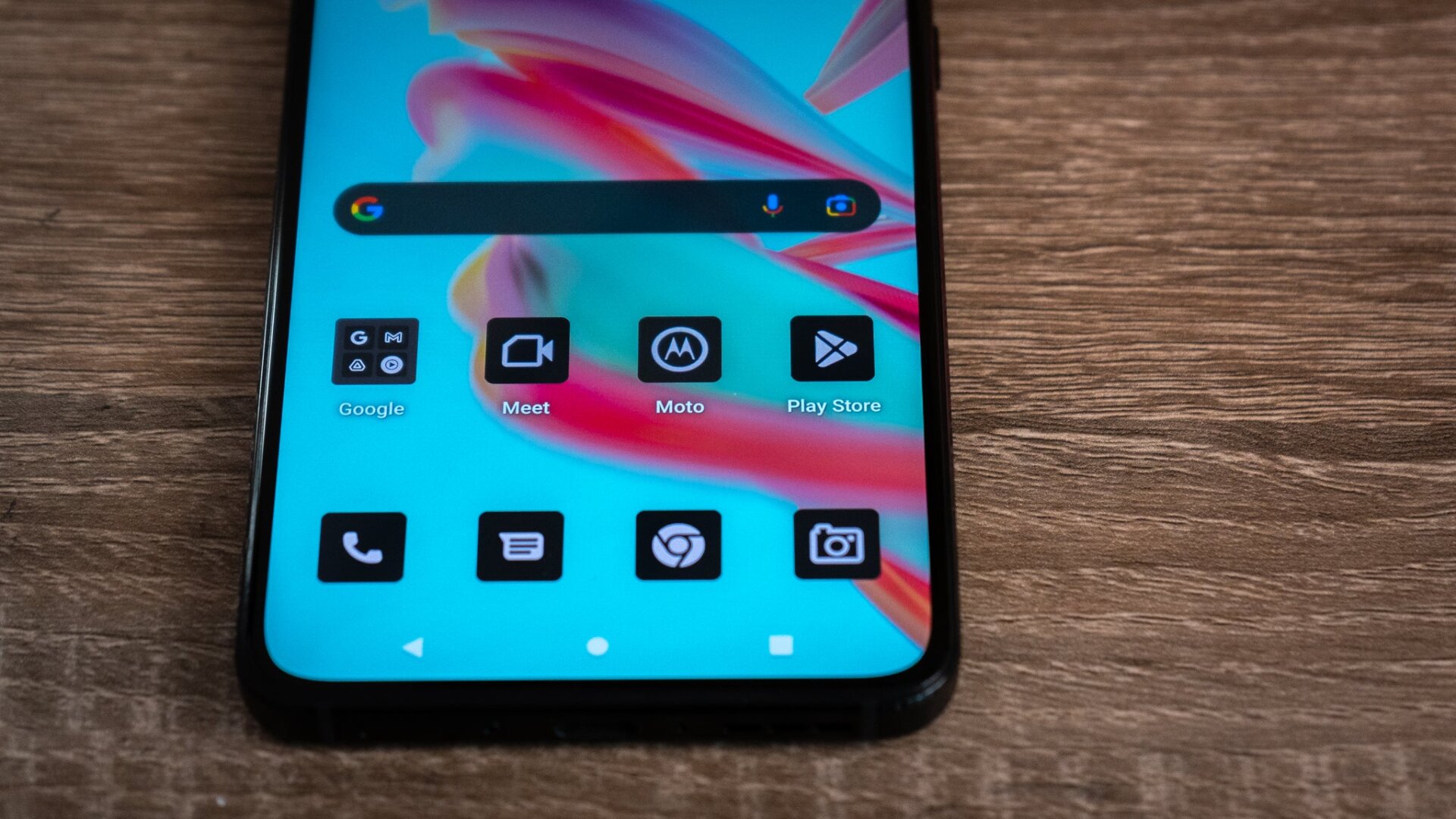 For a stuffy smartphone, it sure comes with some vibrant wallpapers. 