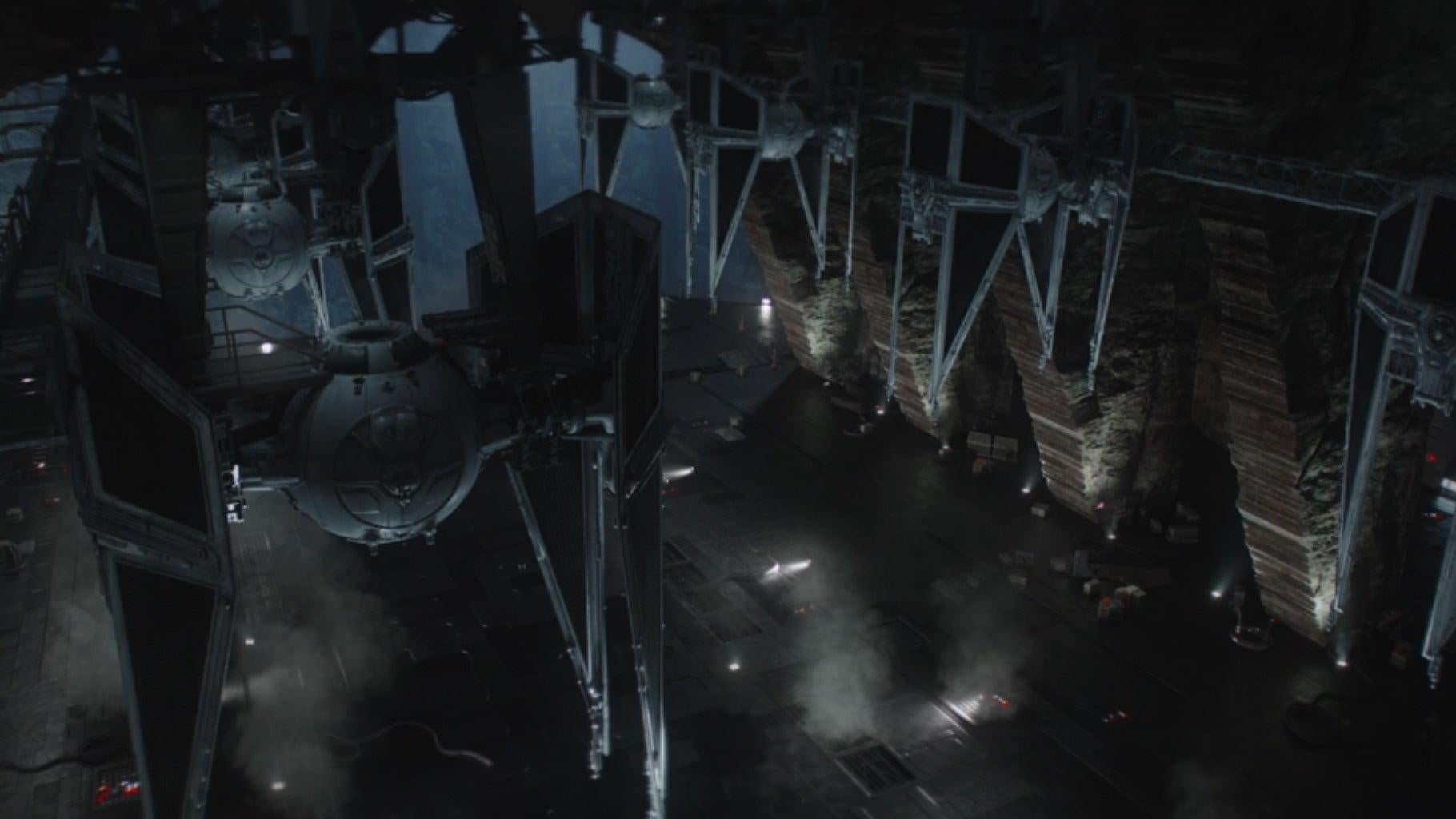 Imperial hangar on Mandalore.