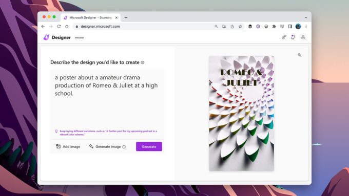 Ms Design How to Use Microsoft’s Latest AI Tool to Create Free Designs From Text