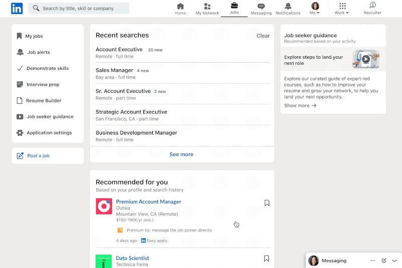 LinkedIn began testing its new AI messaging feature today, allowing paying users to auto-generate personalized blurbs to send to hiring managers. 
