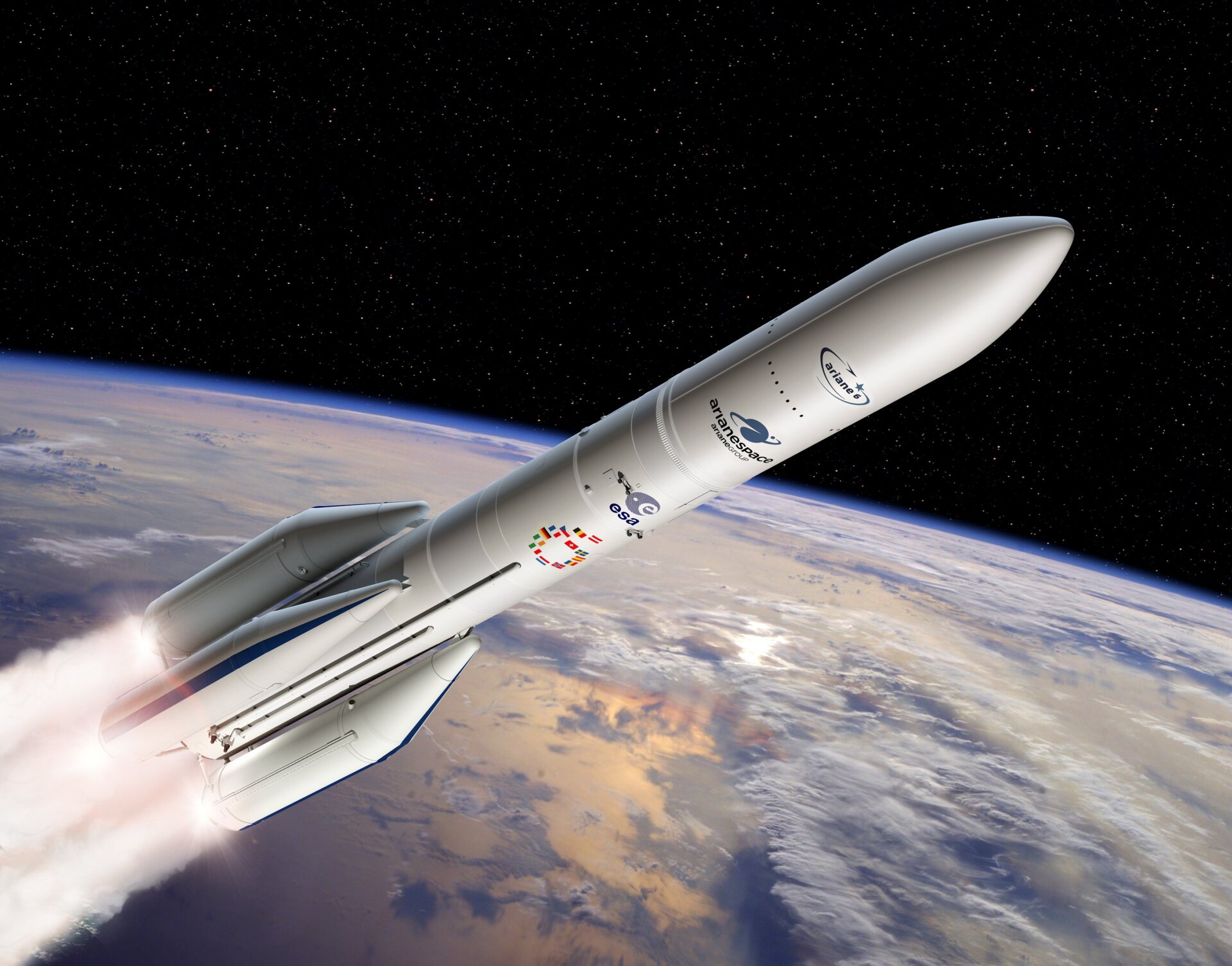 Conceptual image of Ariane 6.