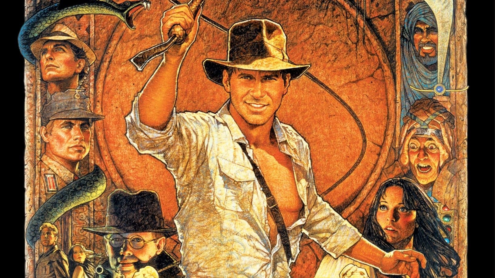 A crop of the poster for Raiders of the Lost Ark.
