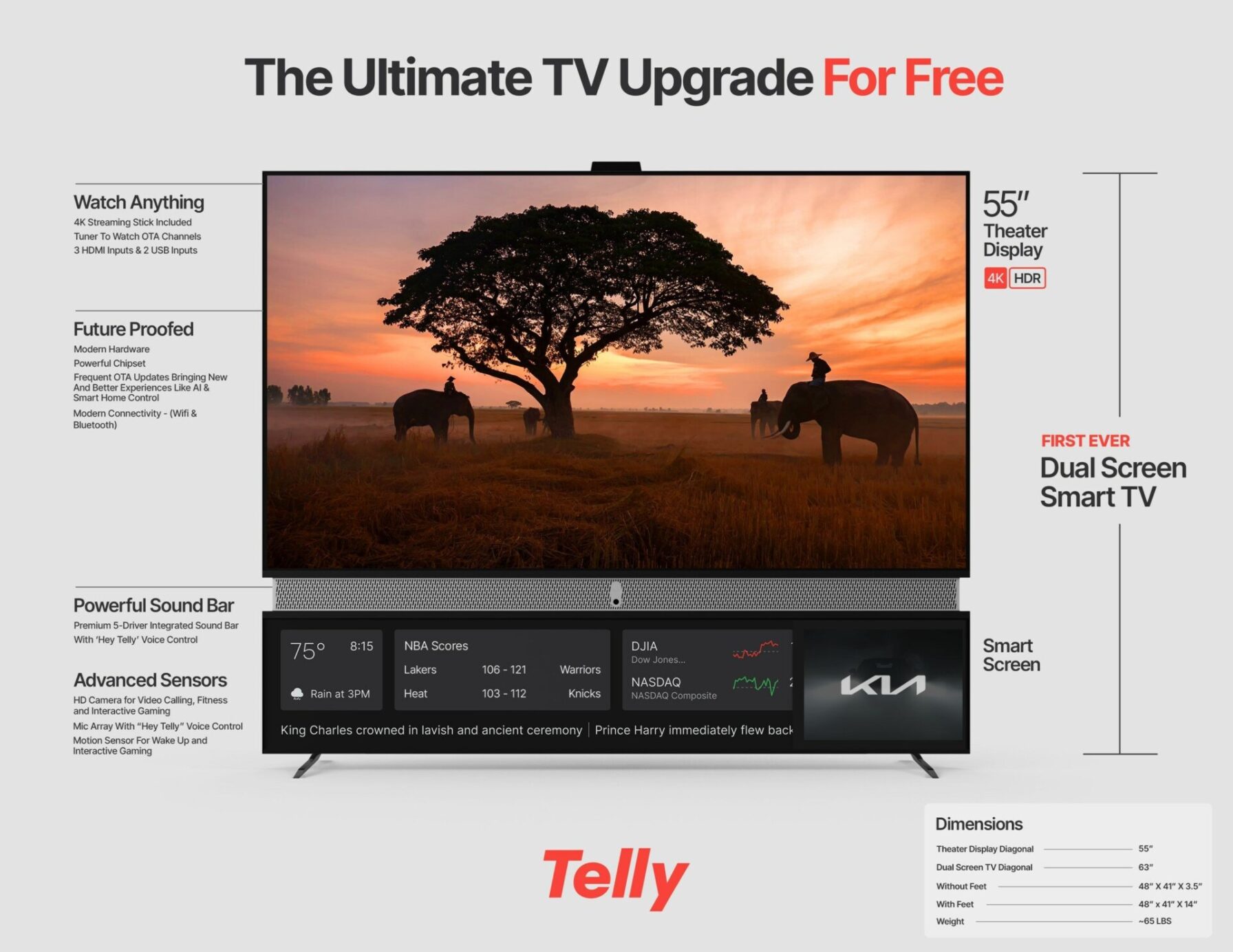Telly First You Can Now Join the Waitlist for Telly’s Free Data-Harvesting TVs
